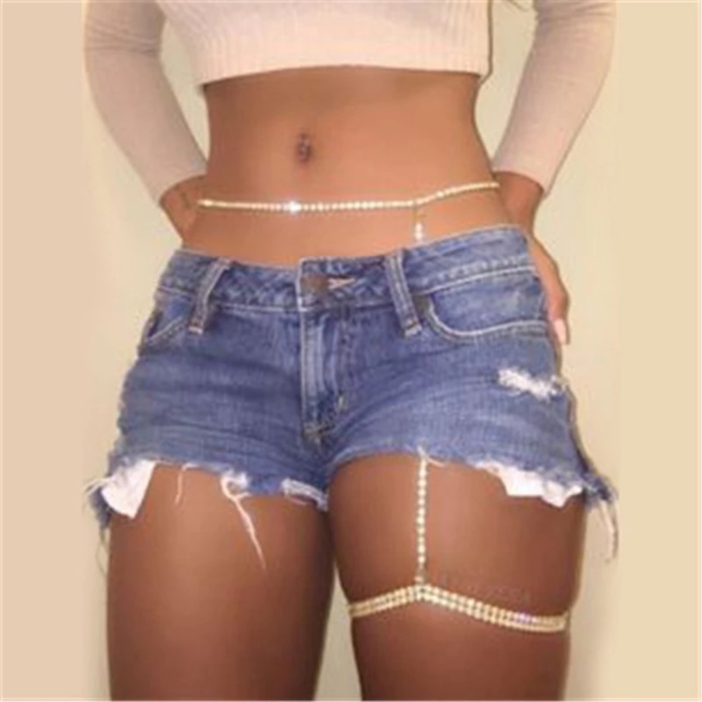Body Jewelry-Waist Thigh chain